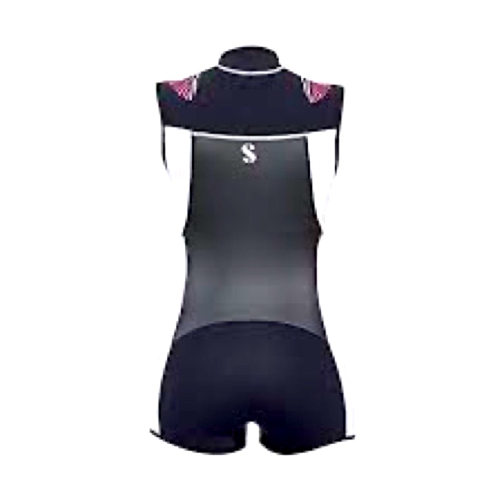 HYBRID DIVE SHORTY, WOMEN, 2MM Size 4 - Picture 2 of 4